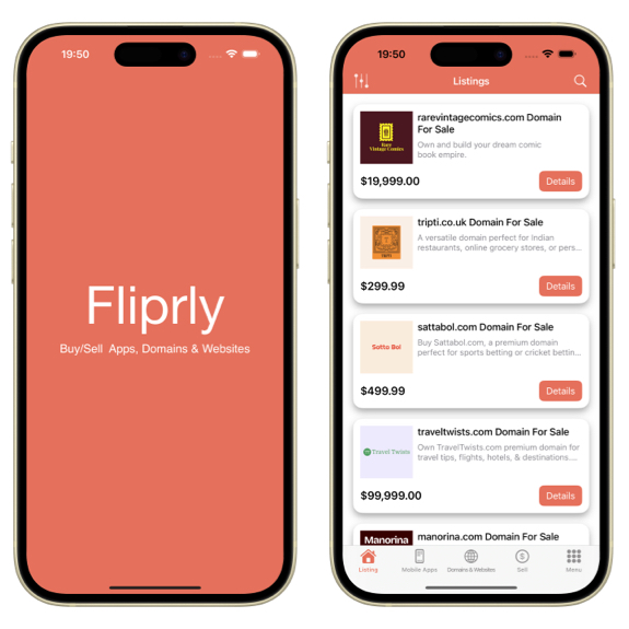 Fliprly iOS App